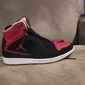 Nike Air Jordan 1 One Flight, 372704-063, Red/Black, Men’s Basketball, Size 10.5